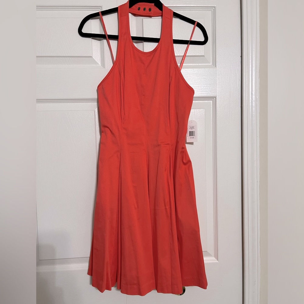 Jessica Simpson Orange Halter dress